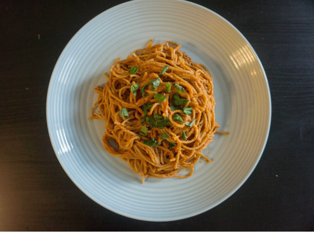 The Best Creamy Roasted Vegetable Pasta Sauce